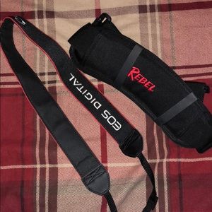 Cannon camera strap and bag strap